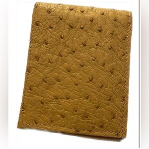 Ostrich leather Wallet